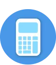 A calculator icon to portray the subject of maths
